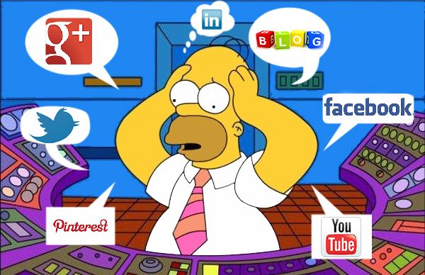 Homer decidiendo sus redes