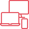 computadora_2 Icono dispositivos rojo