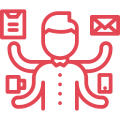 tarea-multiple Icono tarea multiple rojo